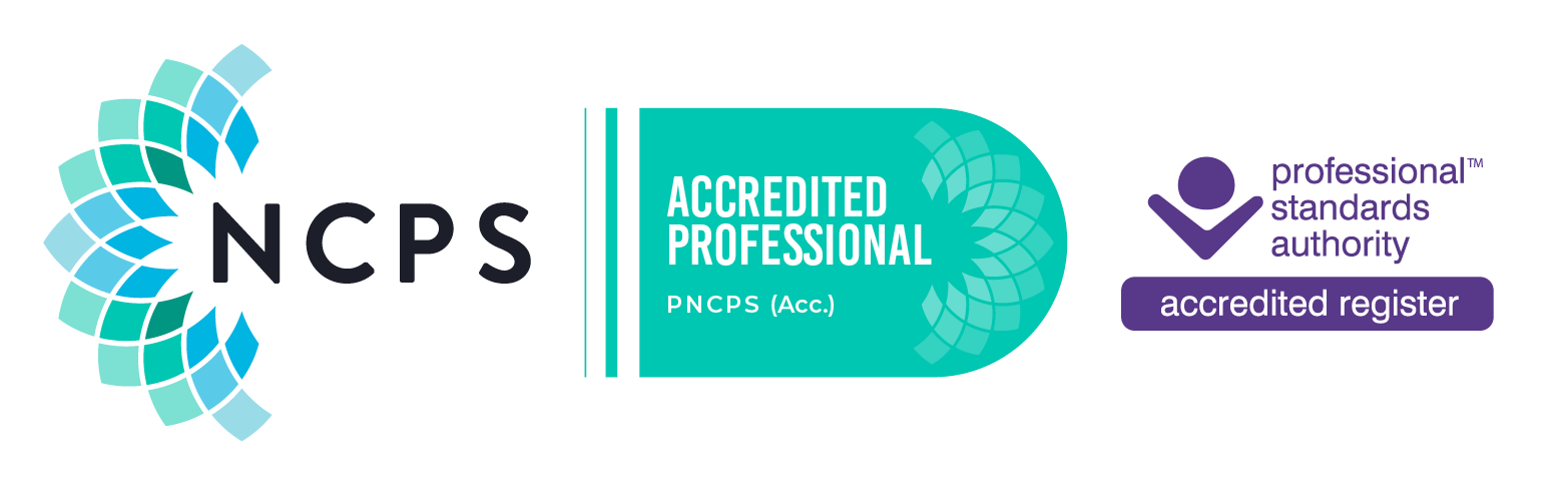 Accredited professional with the National Counselling & Psychotherapy Society Accredited professional with the National Counselling & Psychotherapy Society